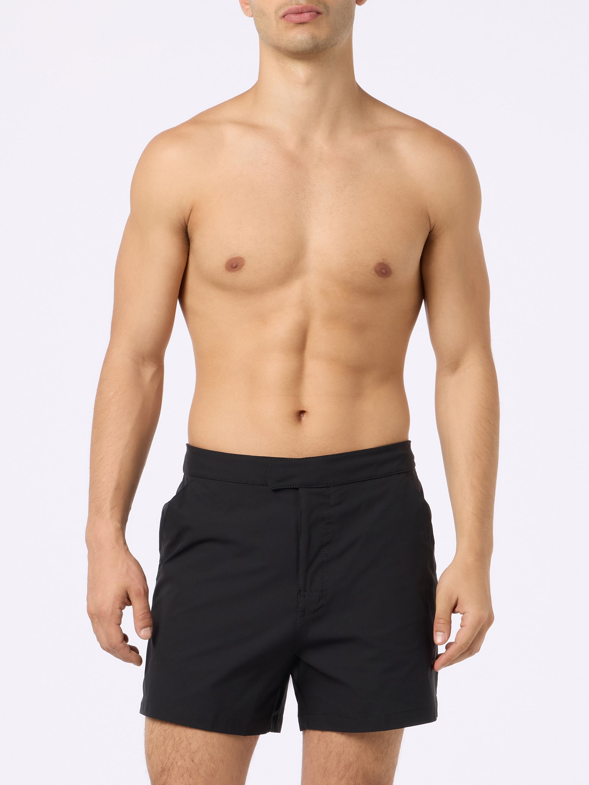 Man short-length black swim shorts Master - MC2 Saint Barth