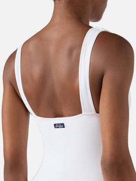 Costume intero Mavi bianco con scollatura profonda 