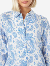 Klassisches Paisley-Leinenhemd für Damen Meredith