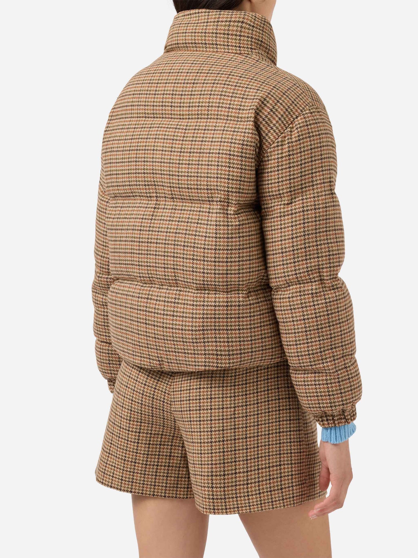 Maddy English wattierte Hahnentrittjacke