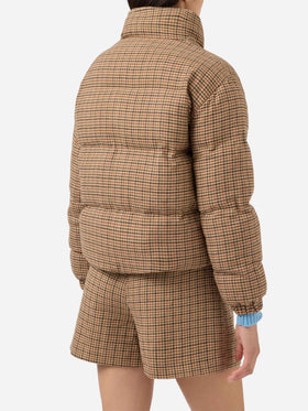 Maddy English wattierte Hahnentrittjacke