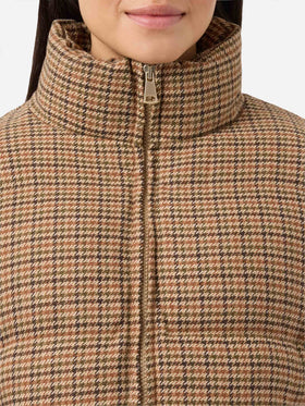 Maddy English wattierte Hahnentrittjacke