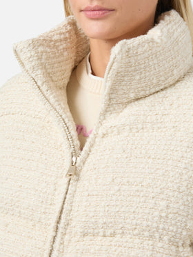 Maddy Tweed padded jacket in lurex tweed