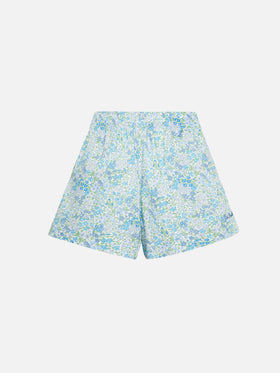 Meave Pull-Up-Shorts aus Baumwolle mit Joanna Luise-Print | Hergestellt aus Liberty-Stoff