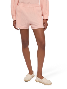 Meave cotton muslin pull up shorts - MC2 Saint Barth