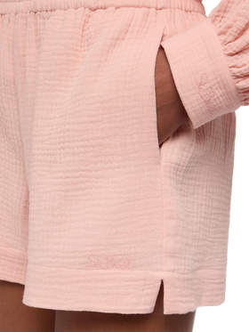 Meave cotton muslin pull up shorts - MC2 Saint Barth