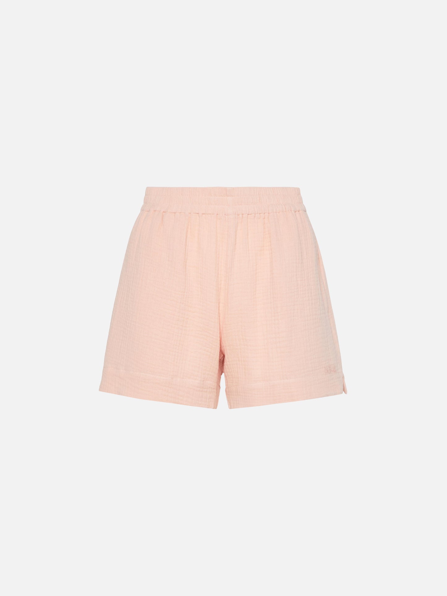 Meave shorts pull up in mussola di cotone Sangallo