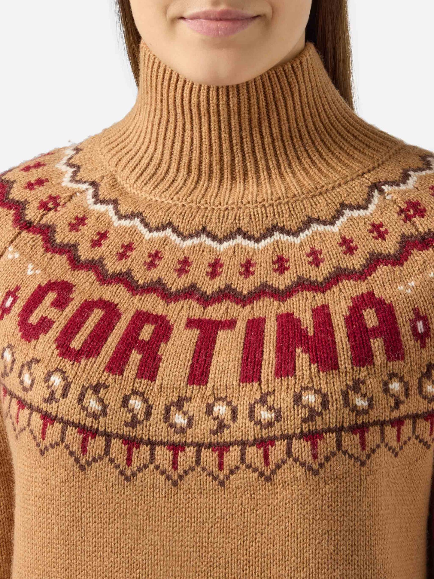 Damenpullover Meghan aus Kaschmirmischung mit nordischem Jacquard