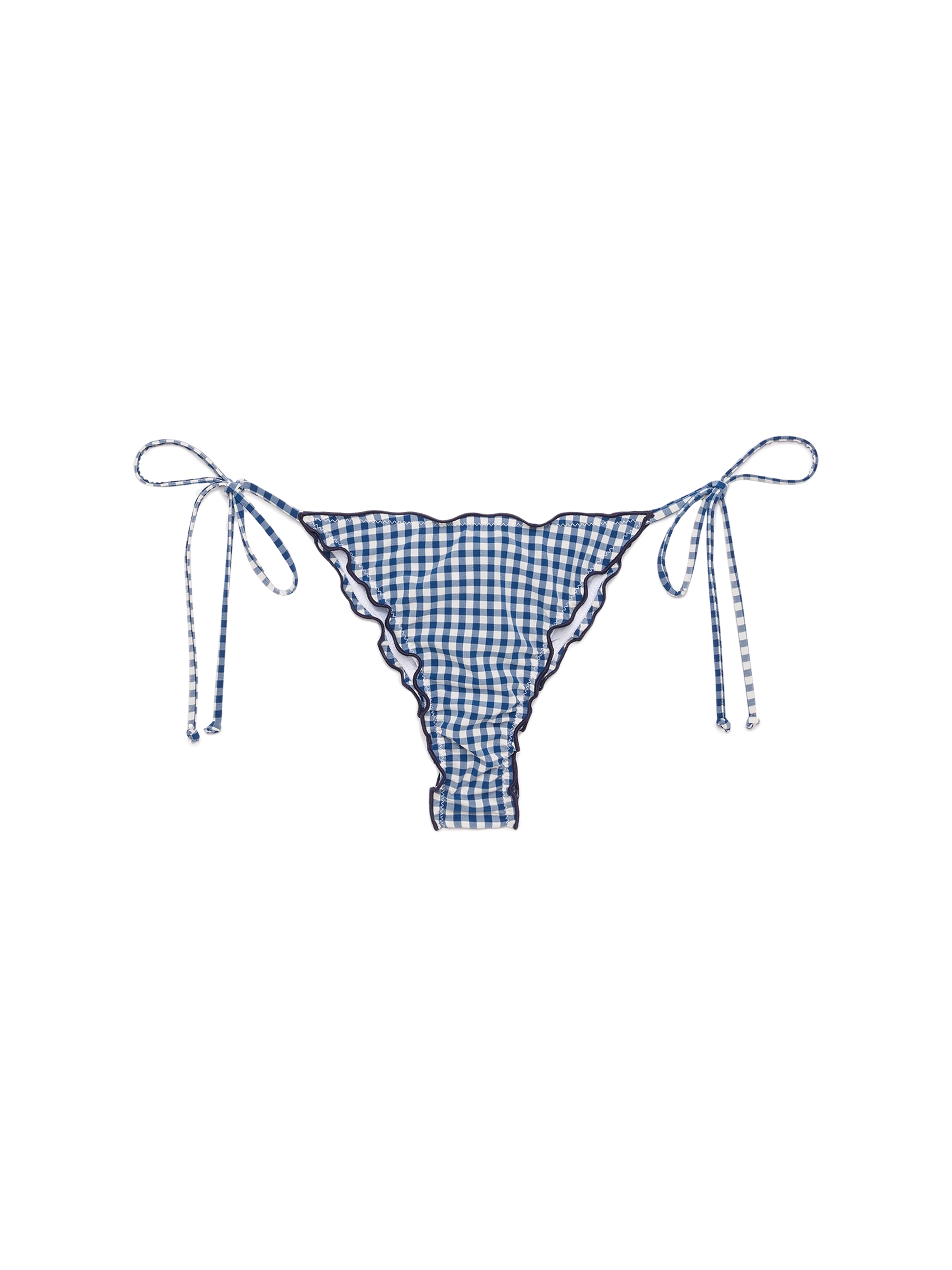 Miami cheeky swim briefs with gingham print - MC2 Saint Barth