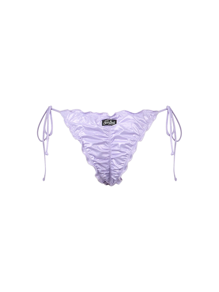 Woman lamina lilac cheeky swim briefs Miami - MC2 Saint Barth