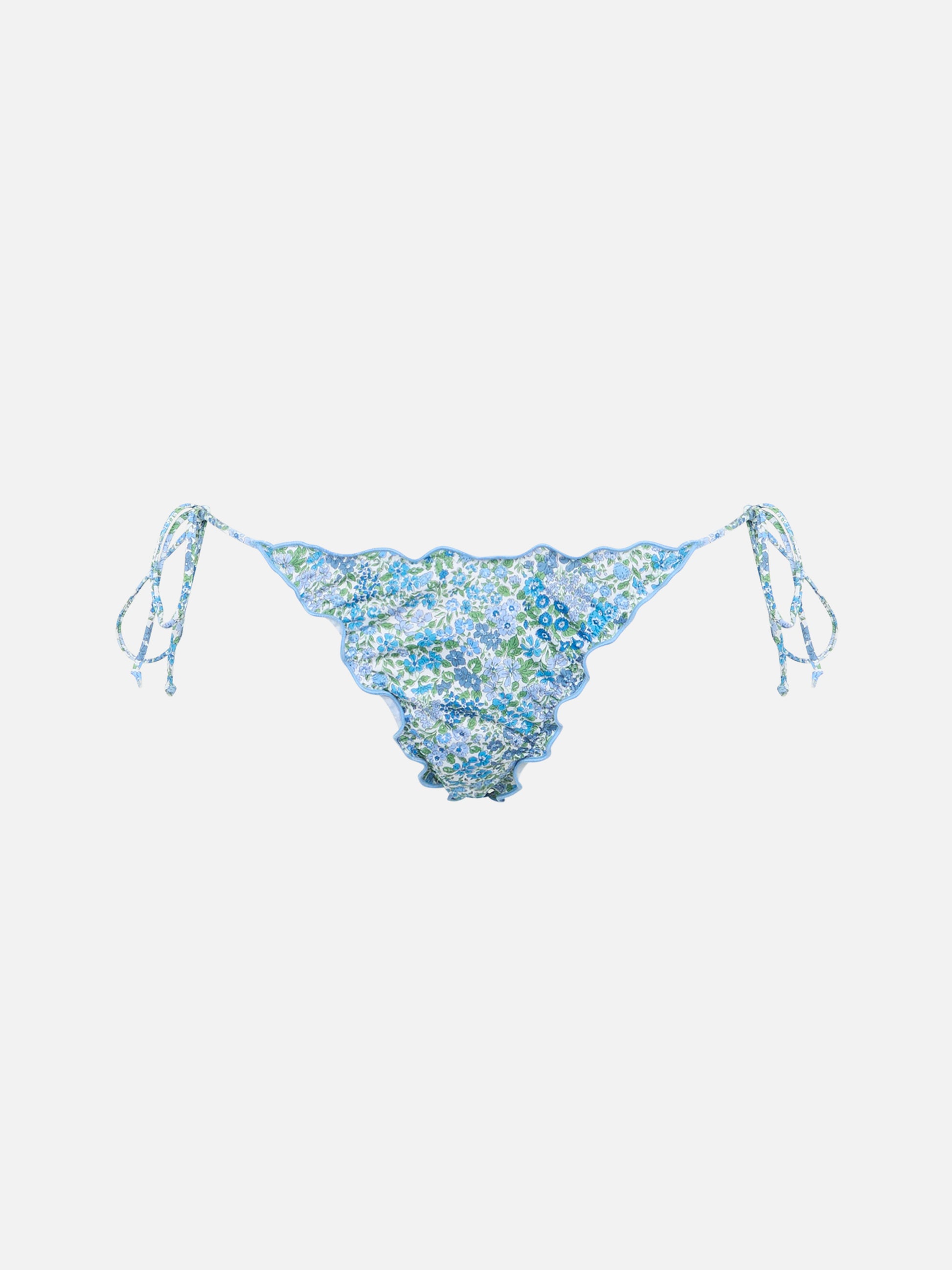 Woman Joanna Luise cheeky swim briefs Miami | MADE WITH LIBERTY FABRIC - MC2 Saint Barth