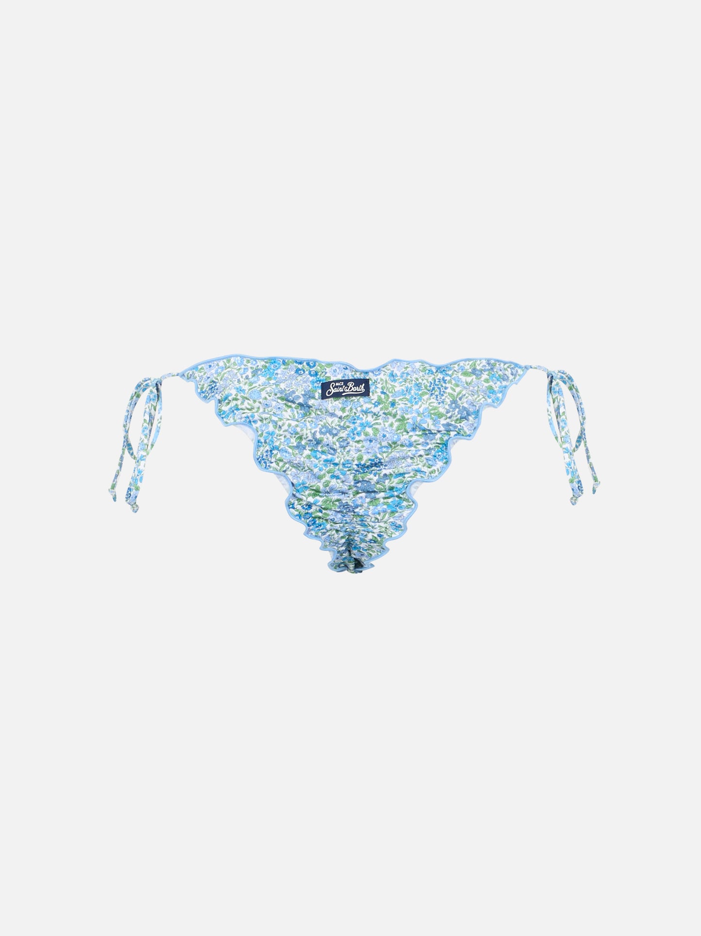 Woman Joanna Luise cheeky swim briefs Miami | MADE WITH LIBERTY FABRIC - MC2 Saint Barth