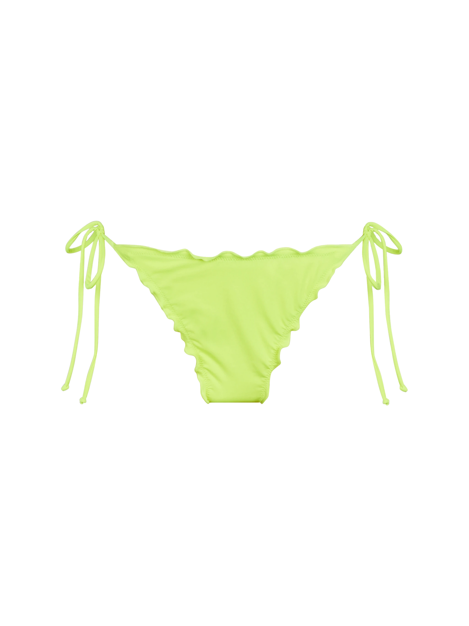 Woman fluo yellow cheeky swim briefs Miami - MC2 Saint Barth