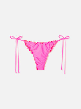 Slip de bain cheeky Miami rose fluo 