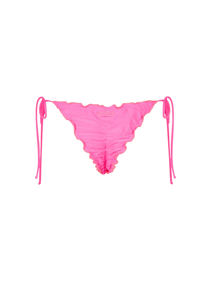 Woman fluo pink cheeky swim briefs Miami - MC2 Saint Barth