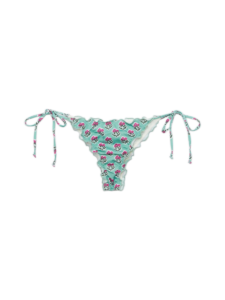 Classic triangle bikini Sagittarius Miami with floral print - MC2 Saint Barth