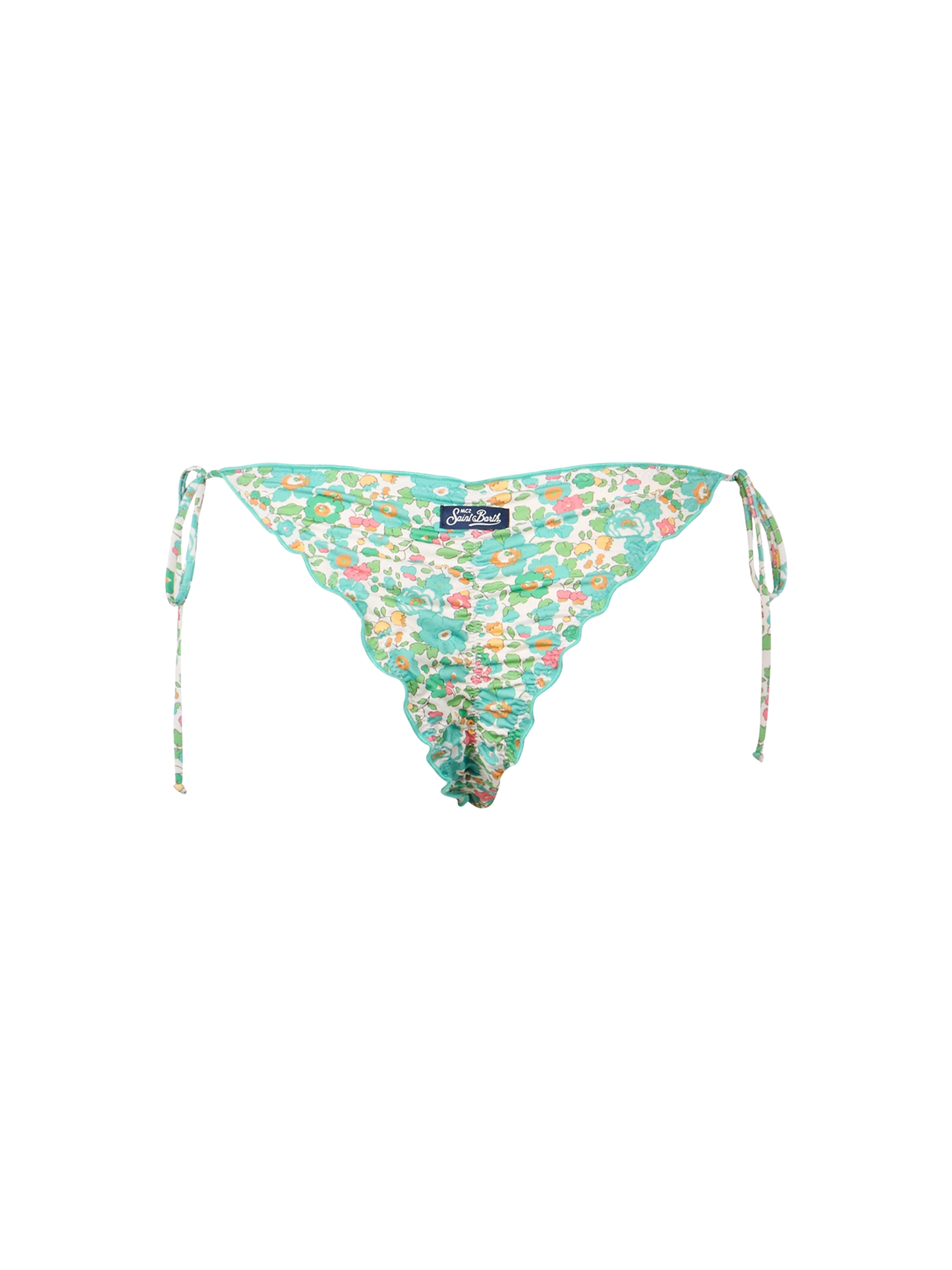 Woman Betsy cheeky swim briefs Miami | MADE WITH LIBERTY FABRIC - MC2 Saint Barth