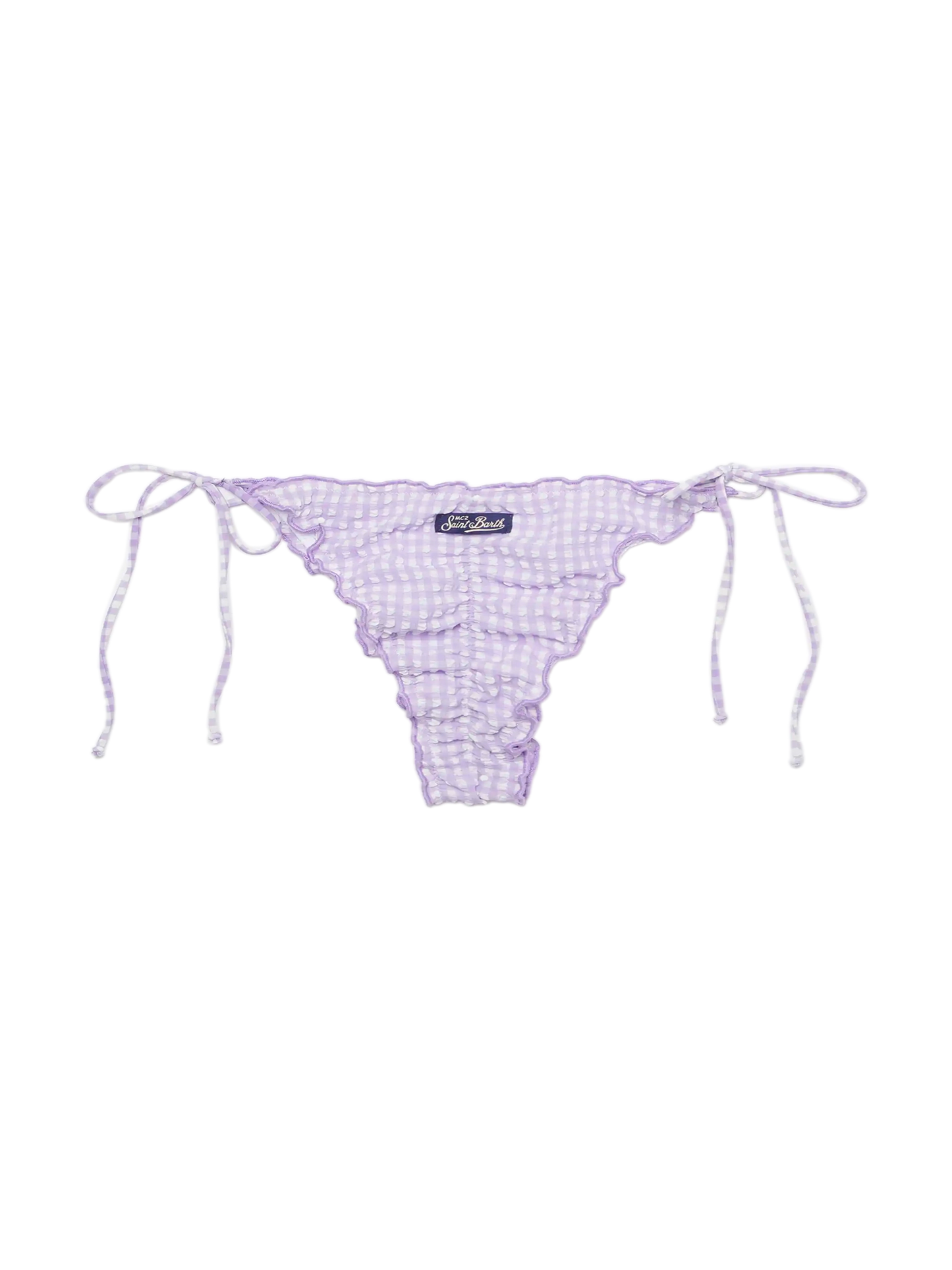 Miami seersucker cheeky swim briefs - MC2 Saint Barth