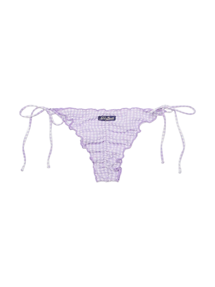 Miami seersucker cheeky swim briefs - MC2 Saint Barth