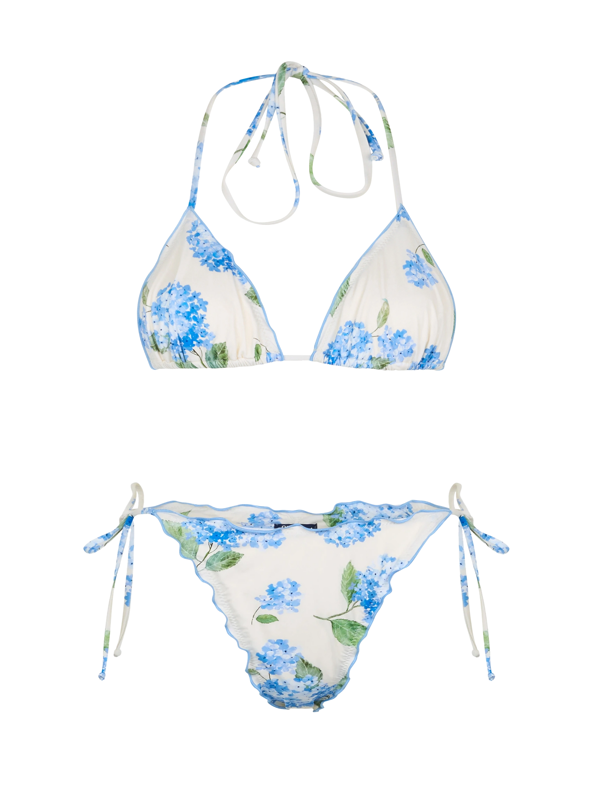 Classic triangle bikini Sagittarius Miami with floral print - MC2 Saint Barth