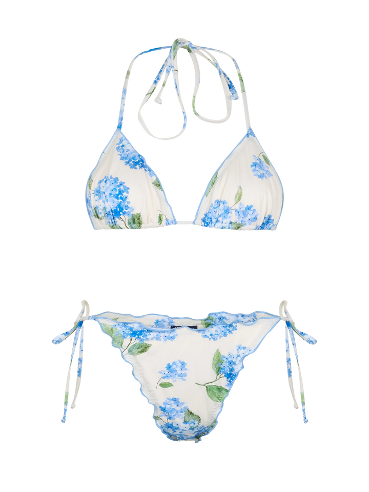 Classic triangle bikini Sagittarius Miami with floral print - MC2 Saint Barth