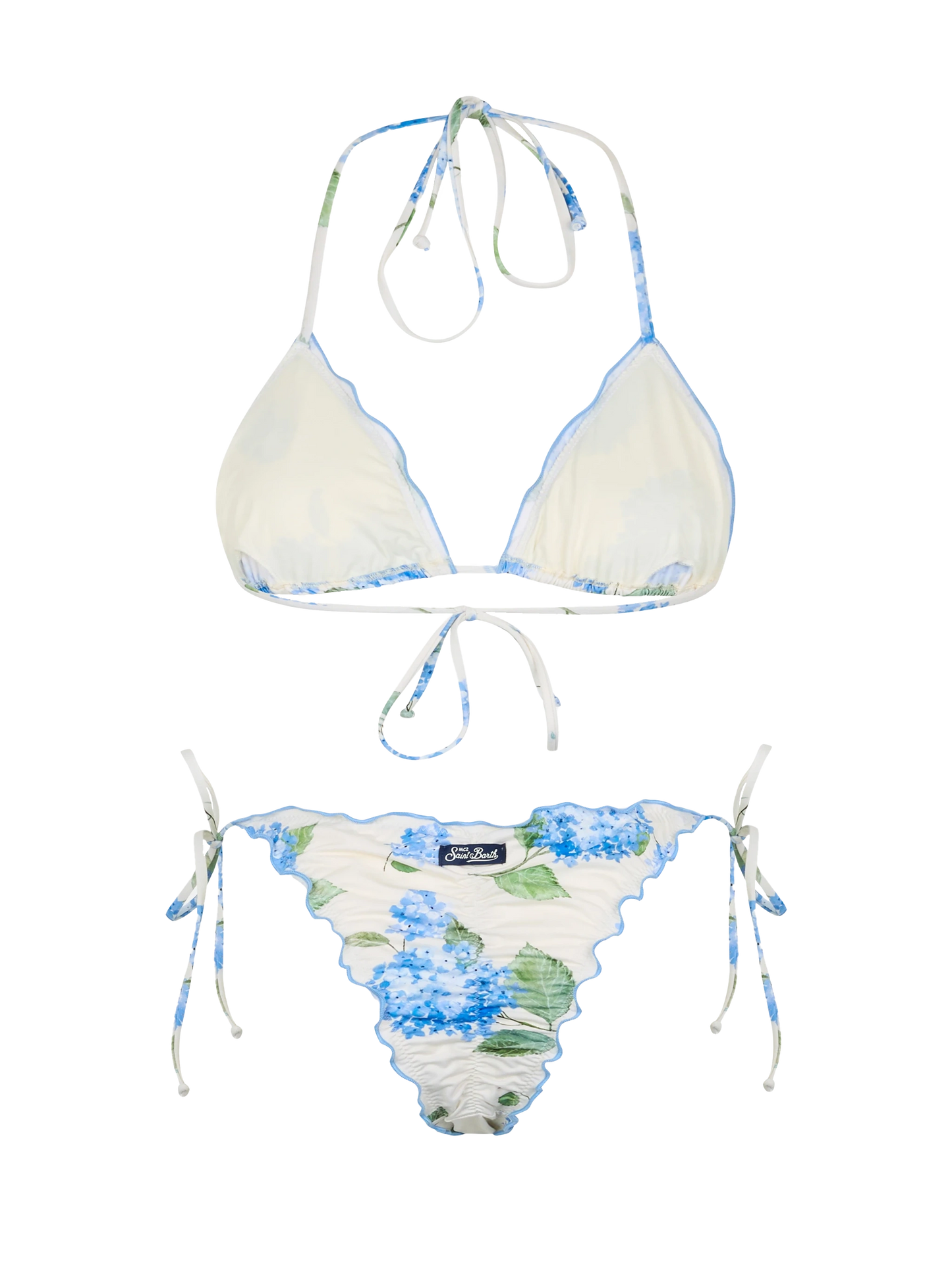 Classic triangle bikini Sagittarius Miami with floral print - MC2 Saint Barth