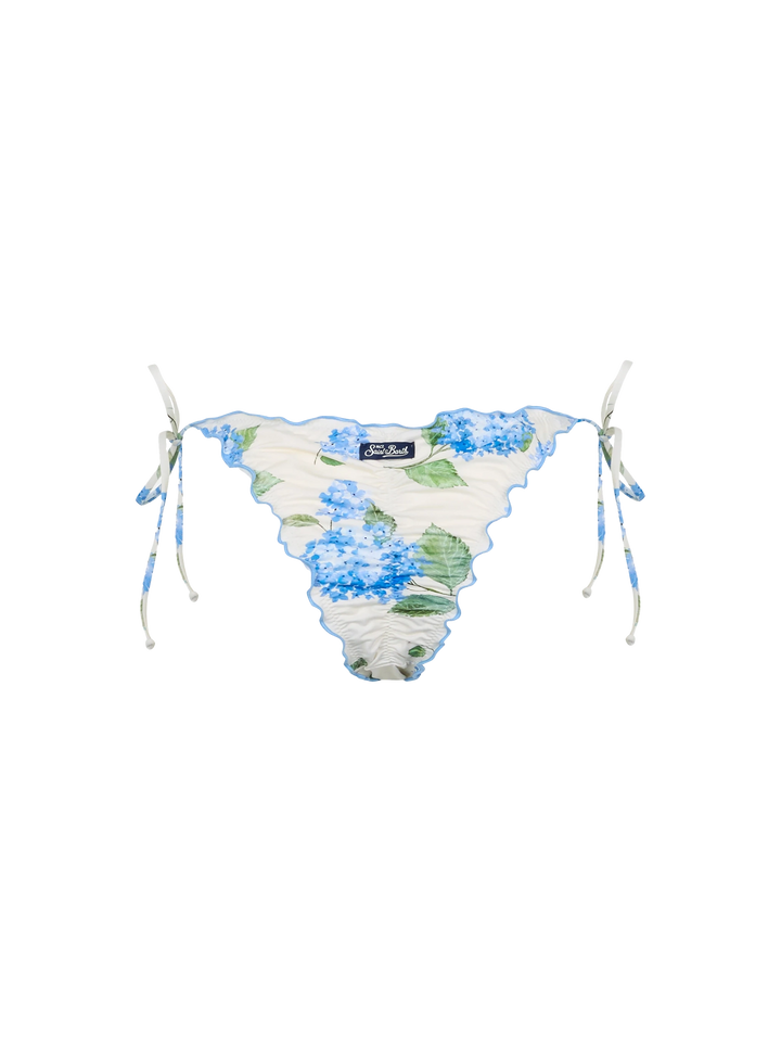 Woman flower cheeky swim briefs Miami - MC2 Saint Barth