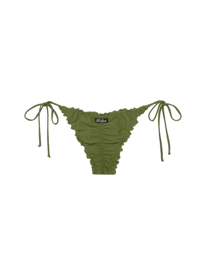 Miami zebra embossed cheeky swim briefs - MC2 Saint Barth