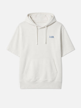 Mike kurzärmliges Hoodie-Sweatshirt 