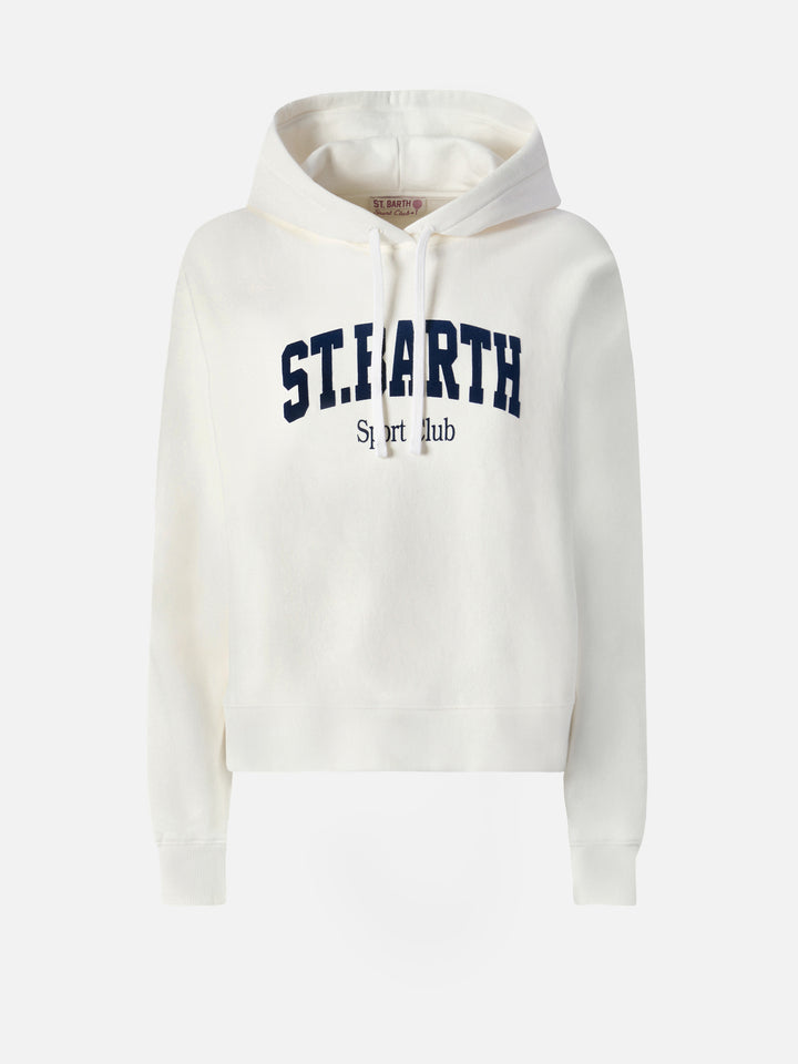 Mindy Hoodie aus Baumwolle mit St. Barth Sport Club-Print 