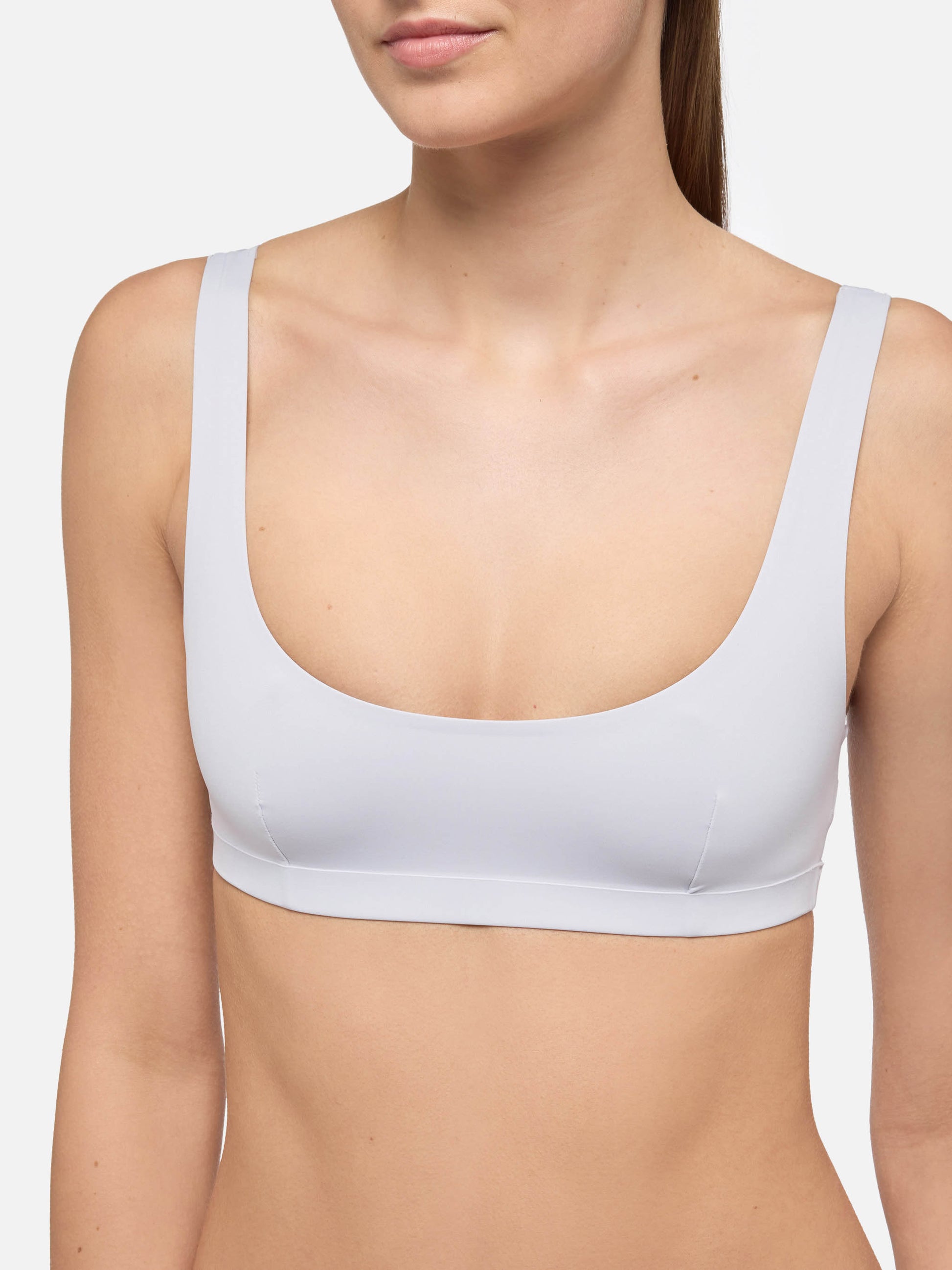 Minerva silver heatsealed classic bralette - MC2 Saint Barth