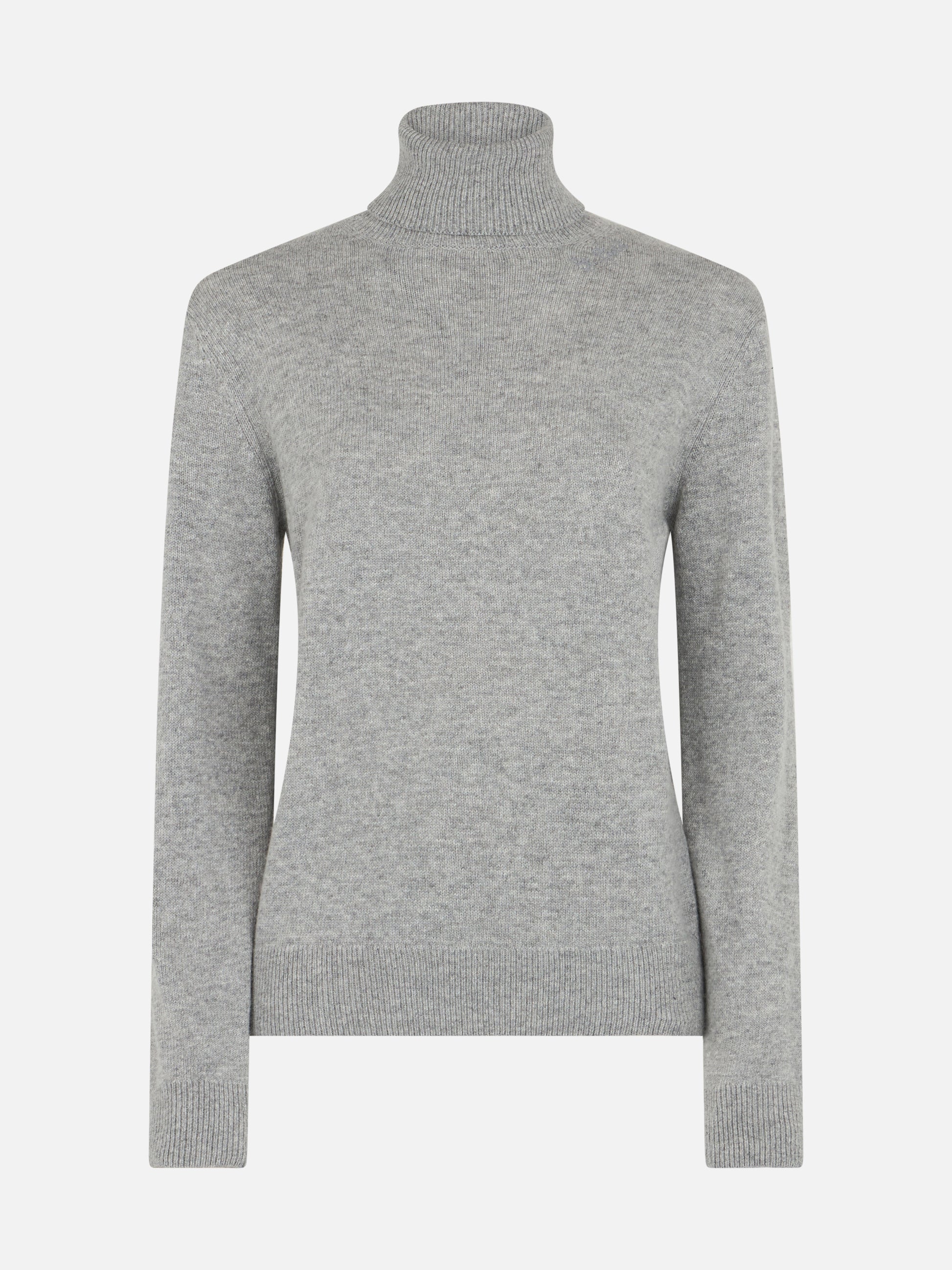 Woman mélange grey cashmere blend sweater Moody - MC2 Saint Barth