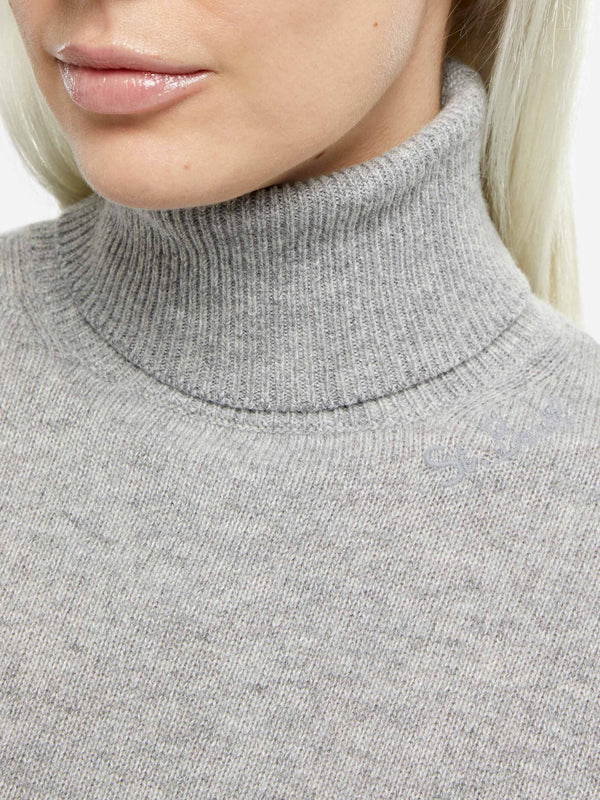 Melange Moody Feinripp-Pullover für Damen