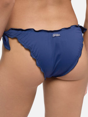 Moon navy blue classic swim briefs - MC2 Saint Barth