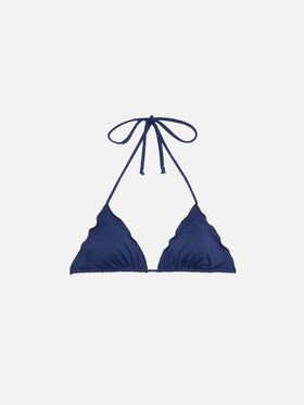 Sagittarius top triangolo classico color blu navy