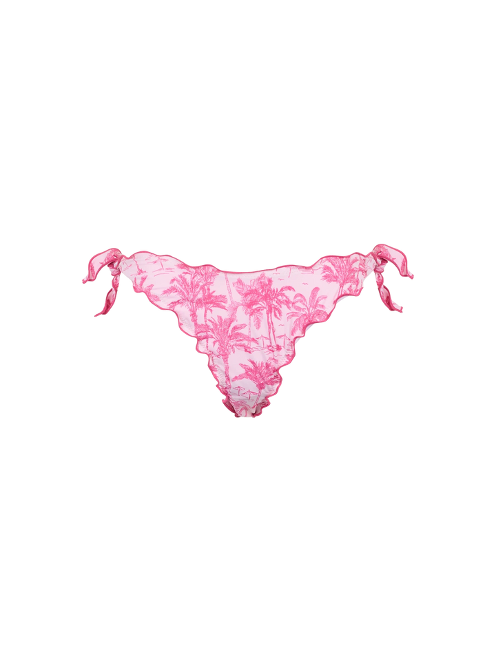 Woman toile de jouy classic triangle bikini Sagittarius Moon - MC2 Saint Barth