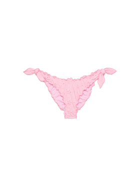 Moon pink Sangallo lace classic swim briefs - MC2 Saint Barth