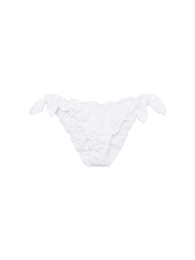 Moon white Sangallo lace classic swim briefs - MC2 Saint Barth