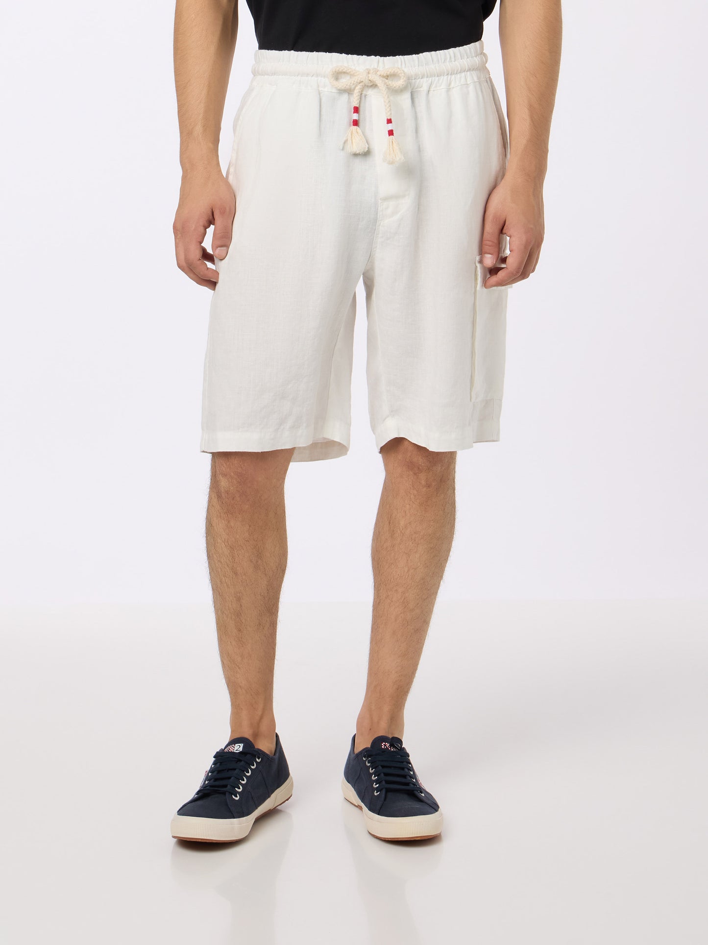 White linen bermuda Marseille - MC2 Saint Barth