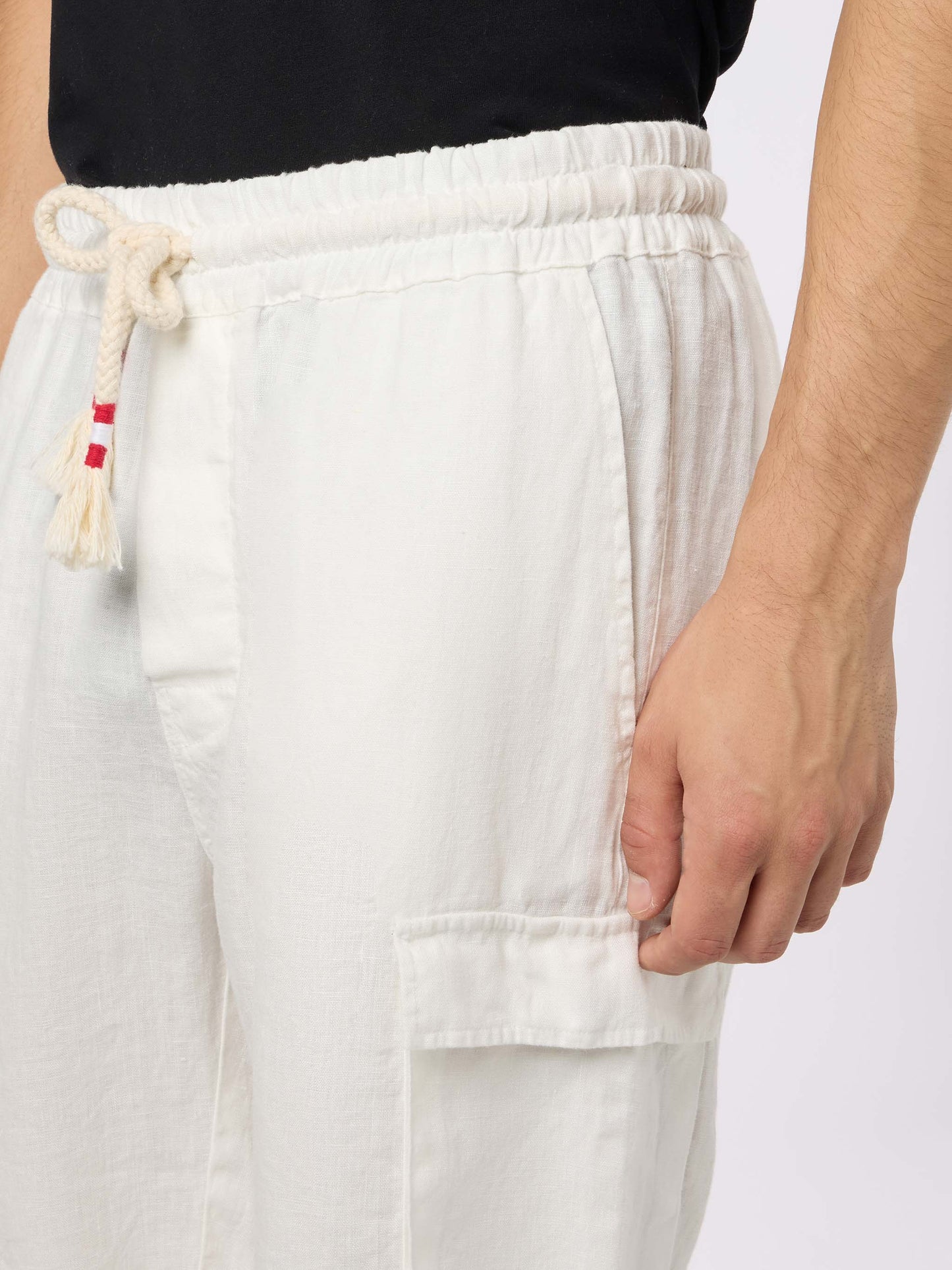 White linen bermuda Marseille - MC2 Saint Barth