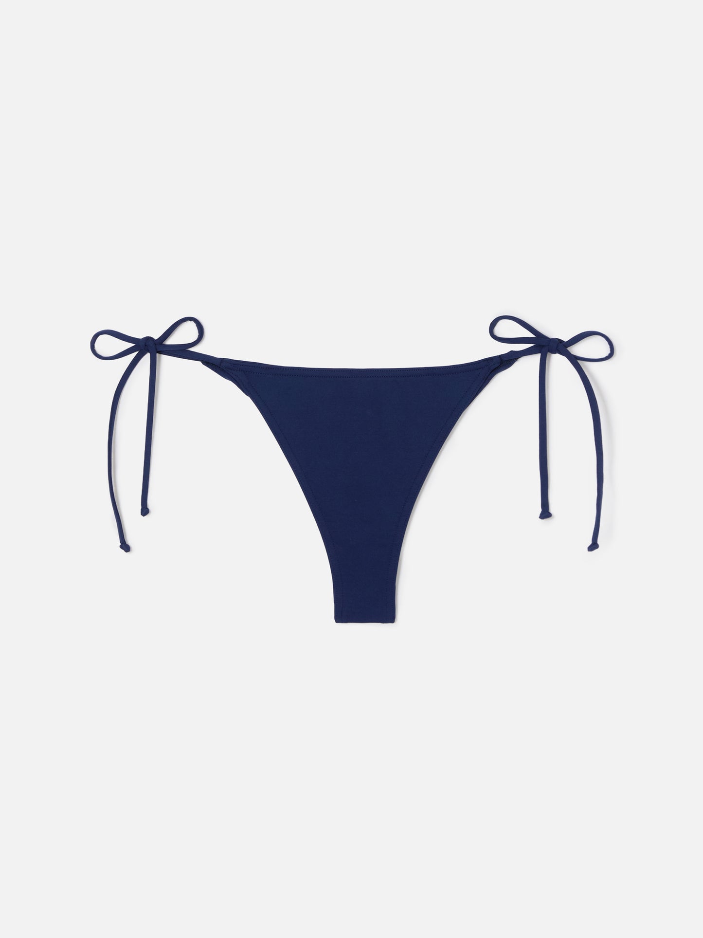 Slip mare Marielle brasiliano con laccetti blu navy