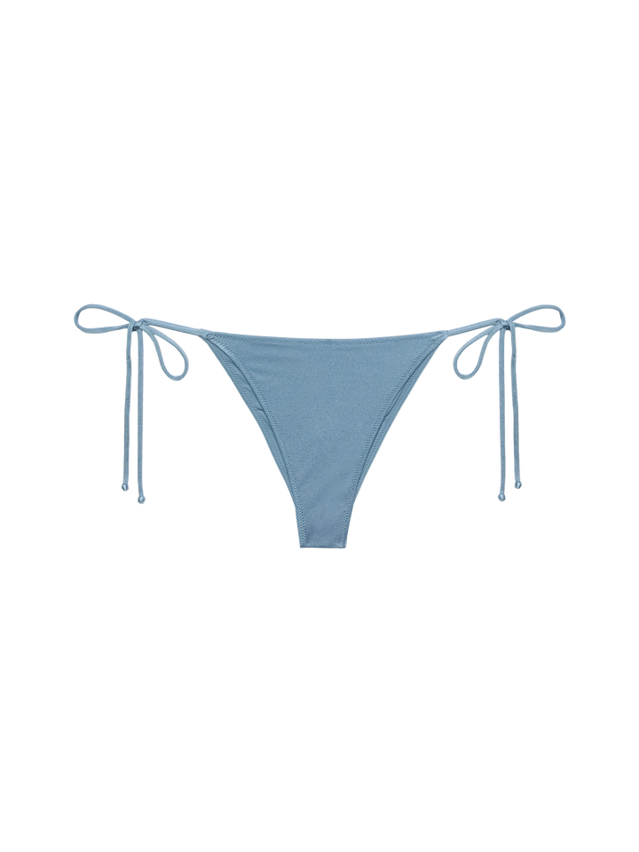 Marielle avio blue classic swim briefs with rhinestone embellishment - MC2 Saint Barth