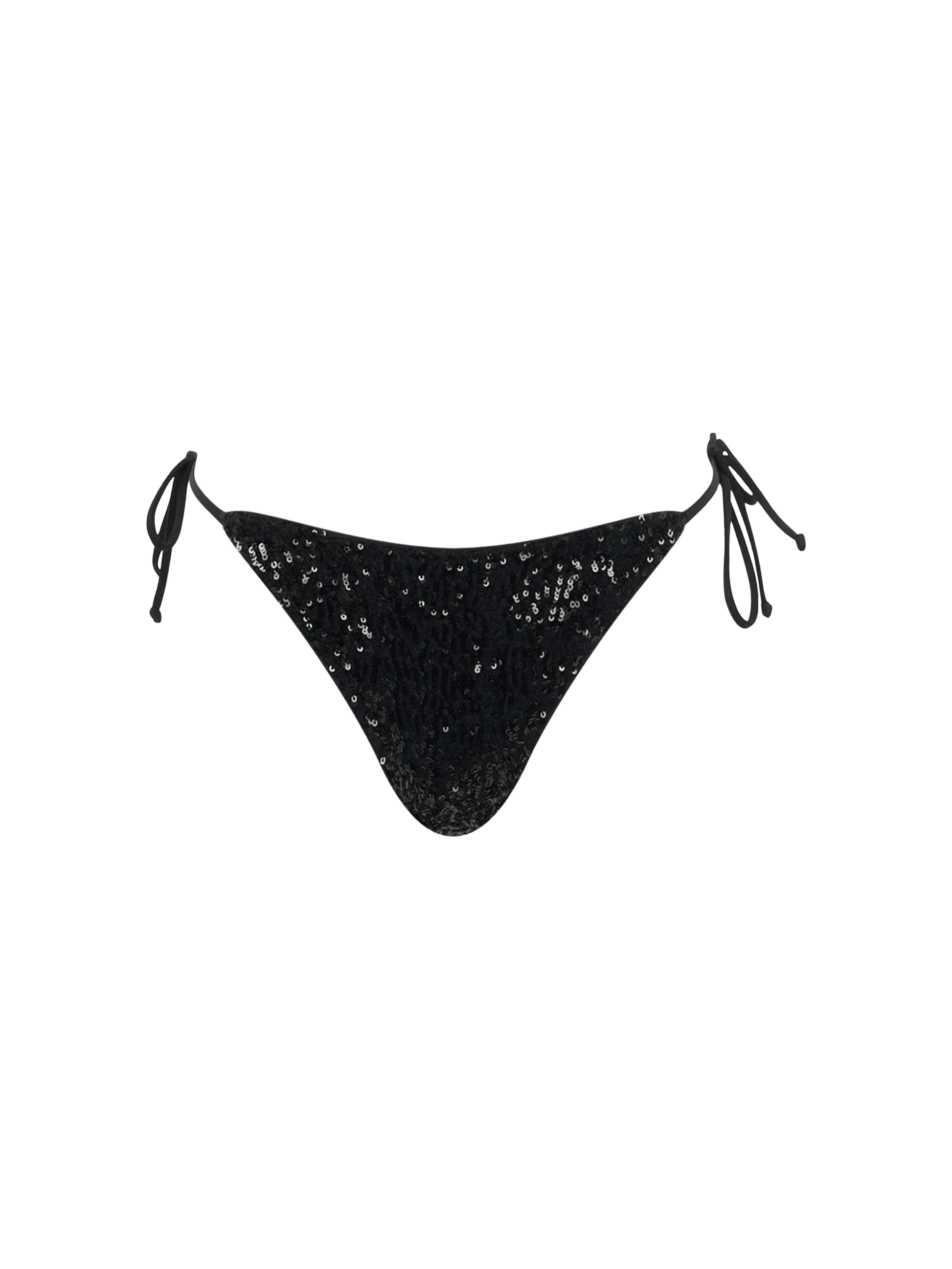 Woman black sequins swim briefs Marielle - MC2 Saint Barth