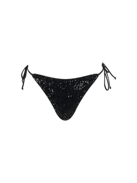 Woman black sequins swim briefs Marielle - MC2 Saint Barth