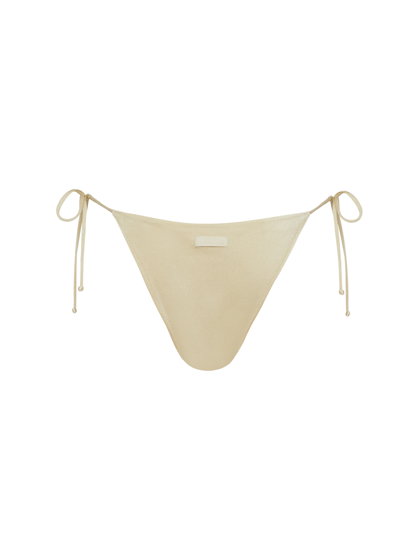 Marielle gold classic swim briefs with rhinestone embellishment - MC2 Saint Barth