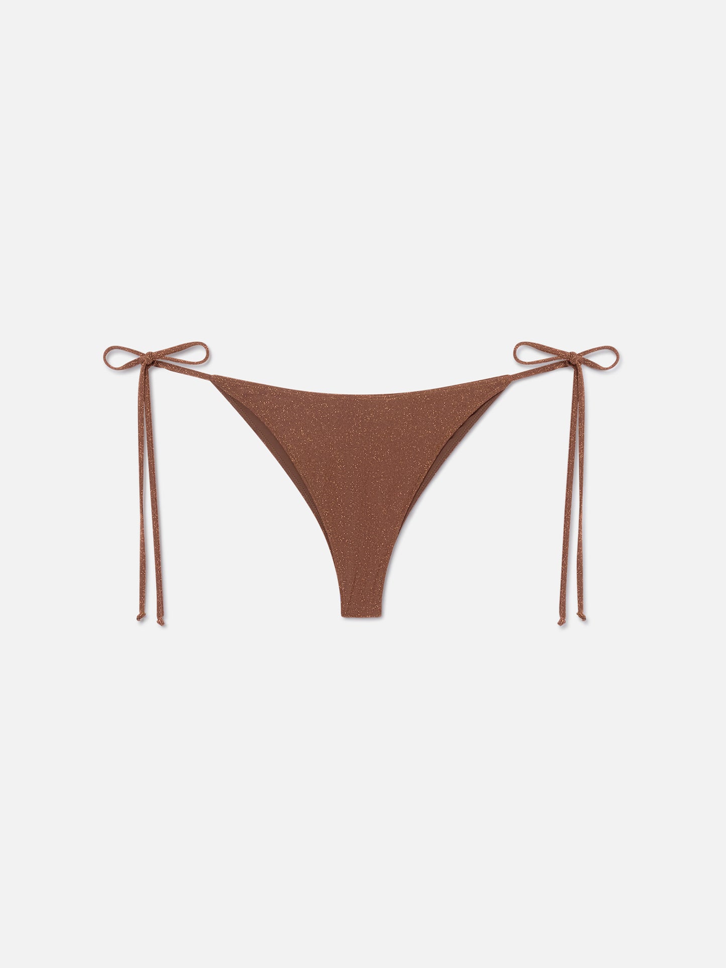 Braguita de baño Marielle de lurex marrón 