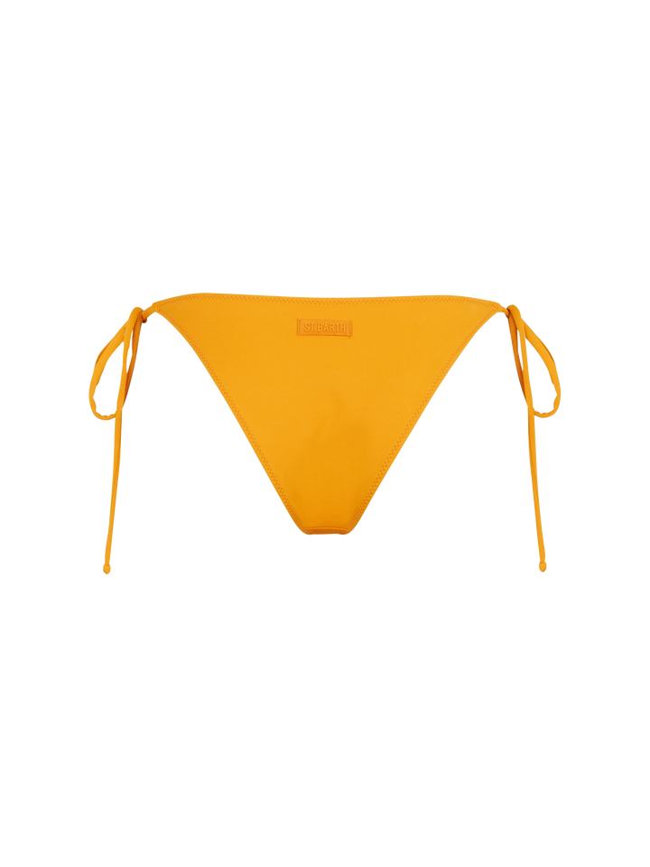 Woman ochre yellow classic swim briefs Marielle - MC2 Saint Barth