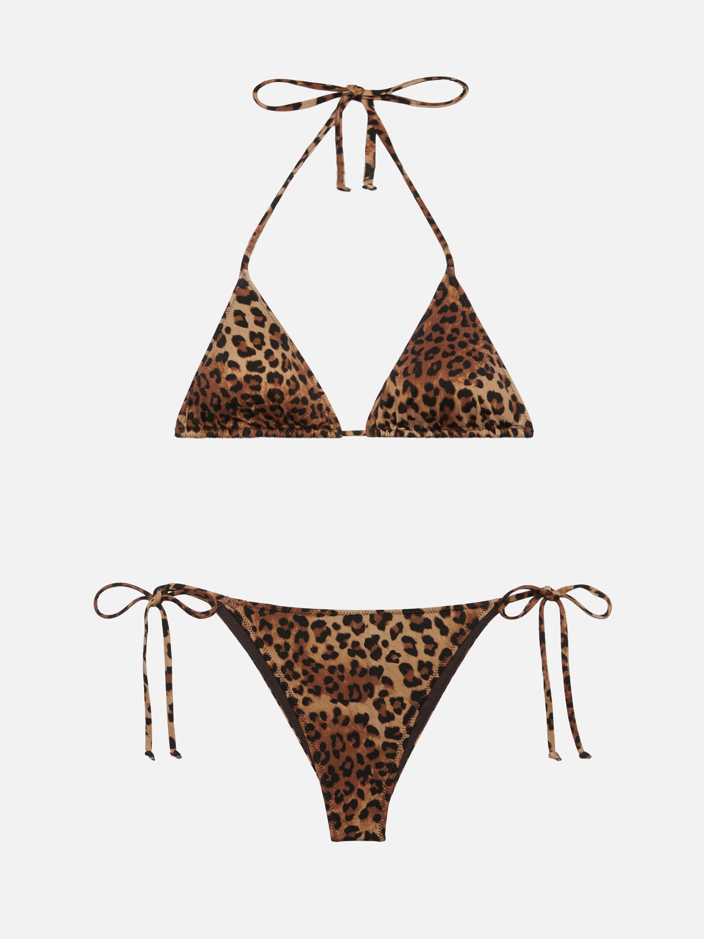 Triangel-Bikini von Leah Marielle mit Animal-Print
