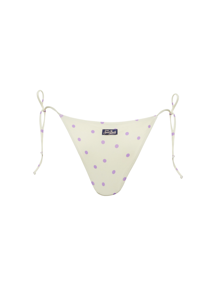 Marielle classic swim briefs with polka dots print - MC2 Saint Barth