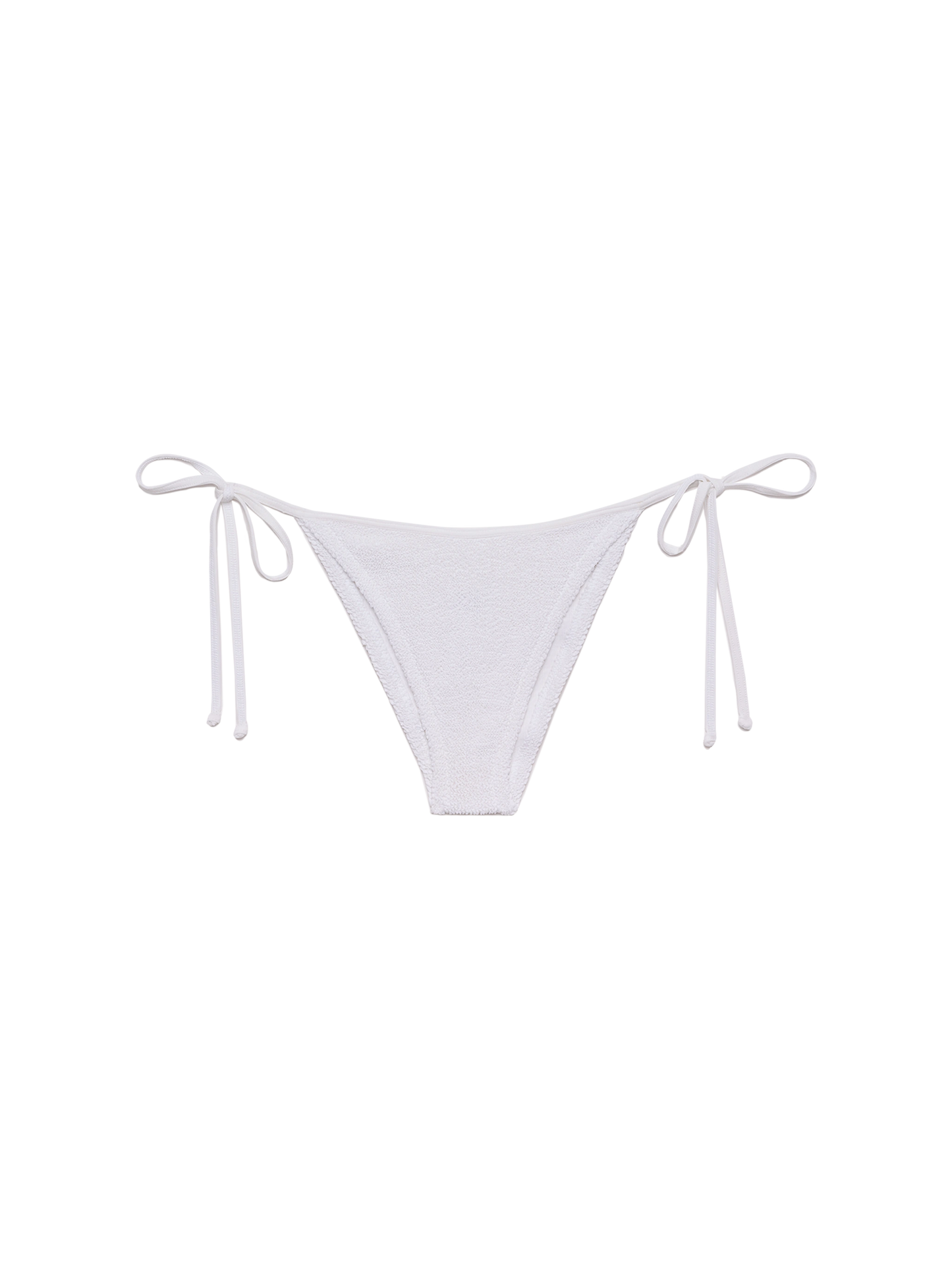 Marielle white crinkle classic swim briefs - MC2 Saint Barth
